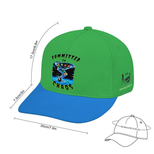 Bent Snapback Cap - Committed to Chaos