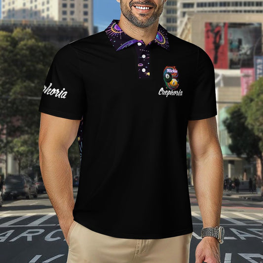 Cuephoria Men's Performance Polo