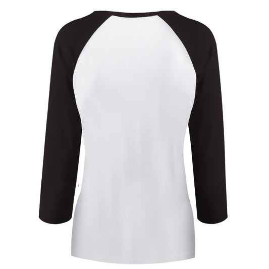 Chalked Up Raglan Women's 3/4 Sleeve T-shirt