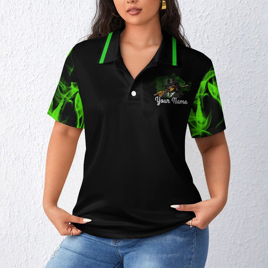 High I-Cue MN - Women's POLO Shirt Smoked sleeves