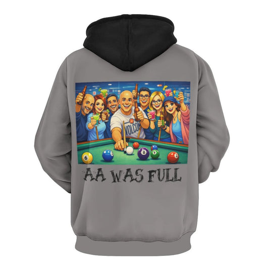 "AA Was Full" Women’s Premium Pullover Hoodie – Double-Layer Hood, Soft Stretch Fabric