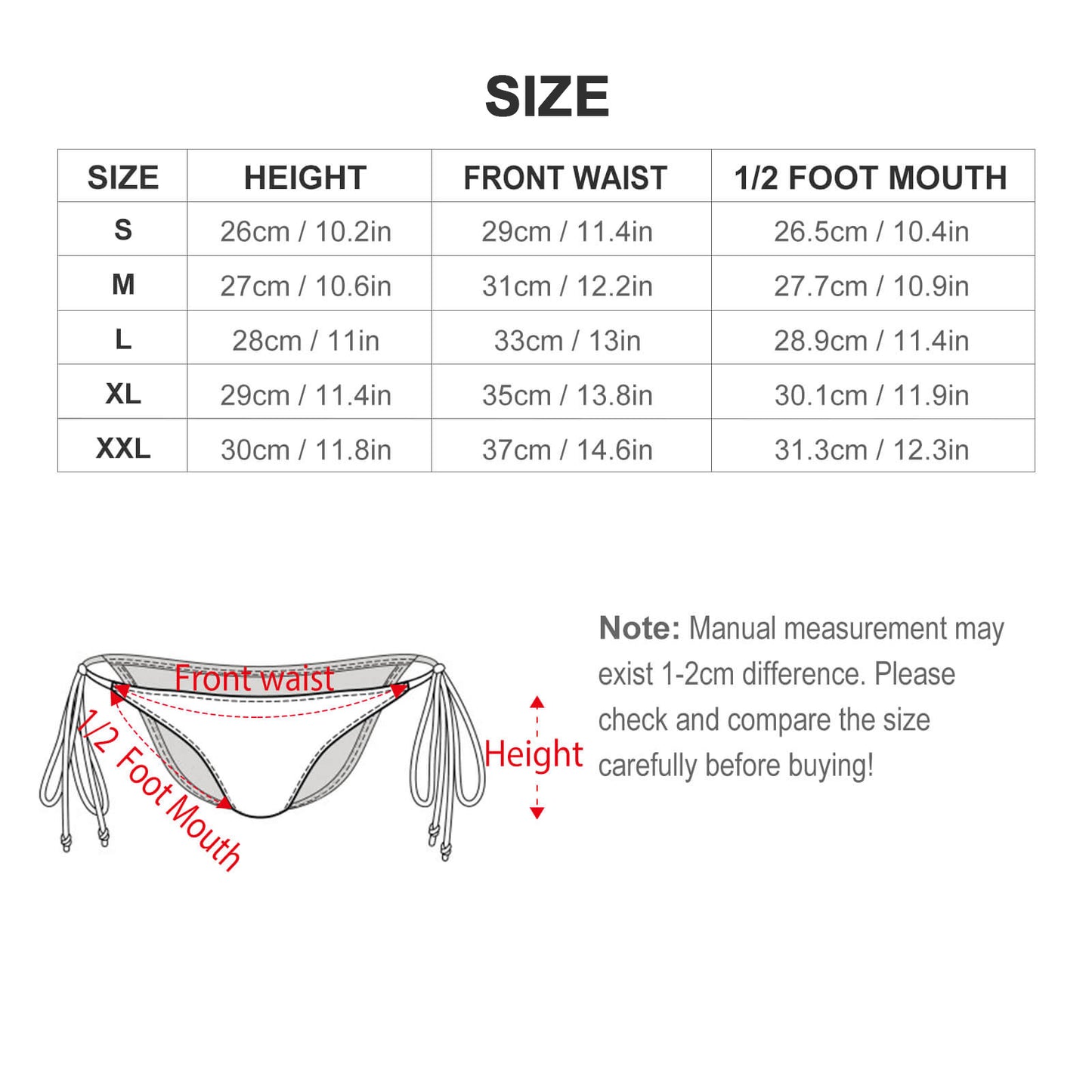 Chalked Up Women's Bikini Bottom