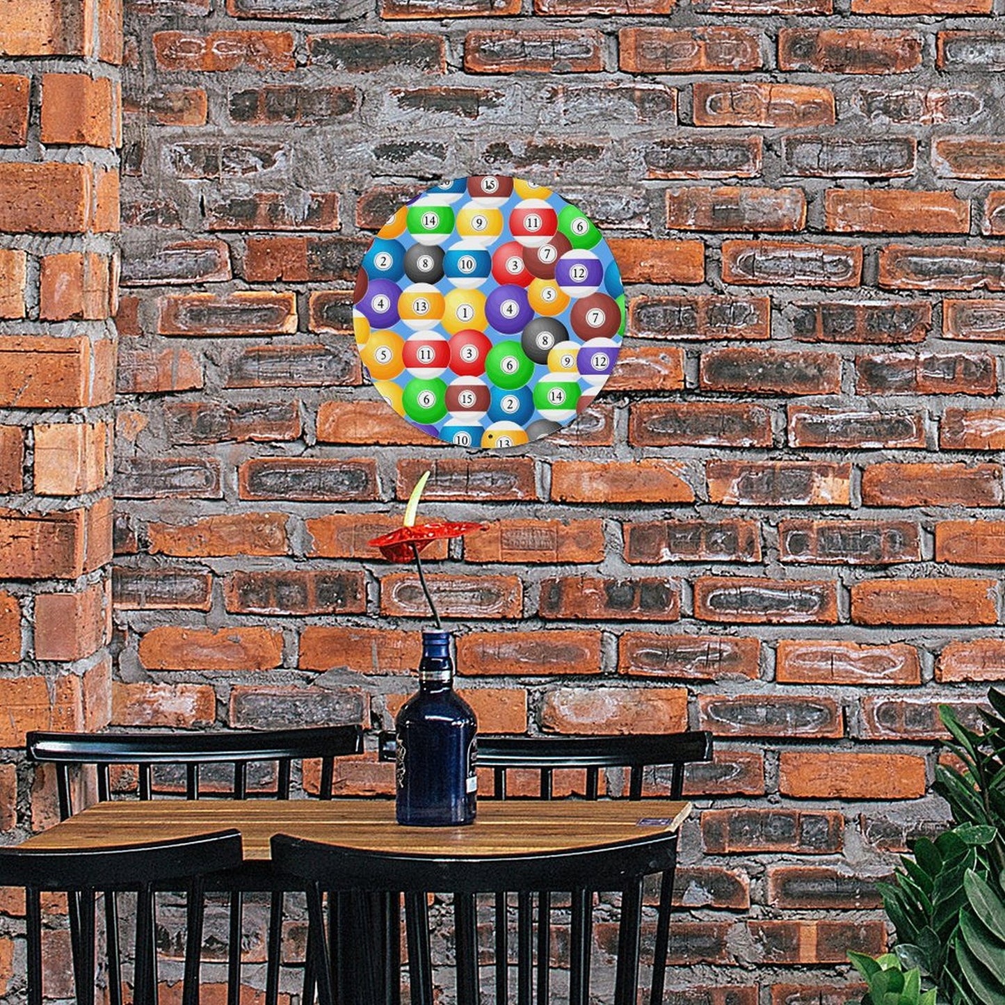 Round Aluminum Plaque Painting-7.9"x7.9"/20x20cm