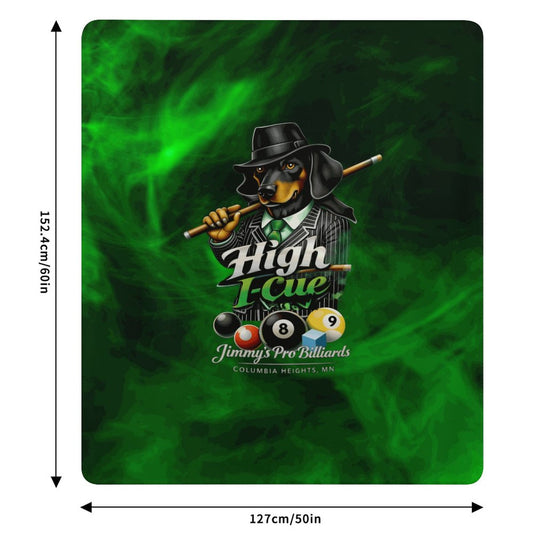 High I-Cue MN Sherpa Fleece Throw Blanket-50"×60"