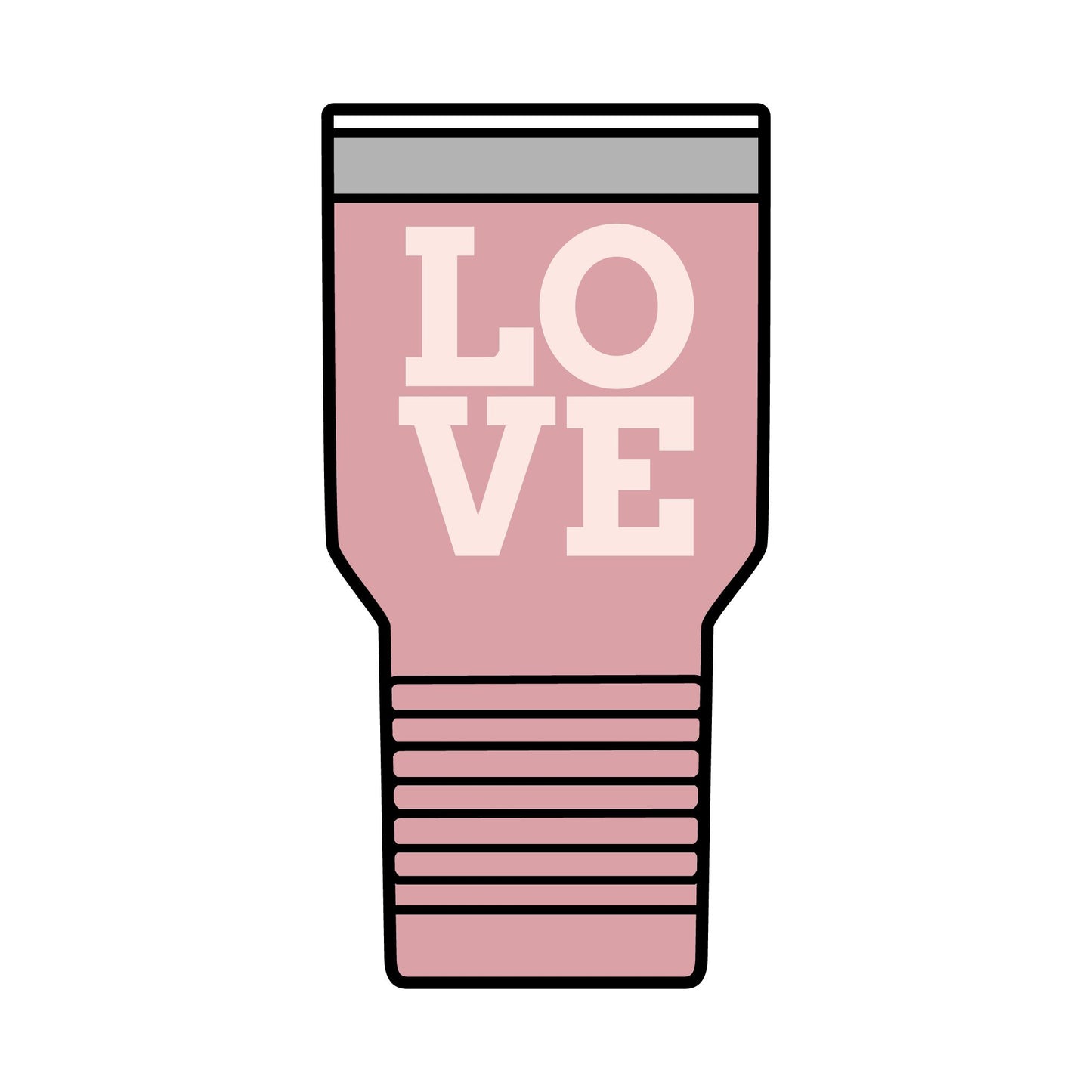 Valentine's Day Tumbler - Insulated Tumbler