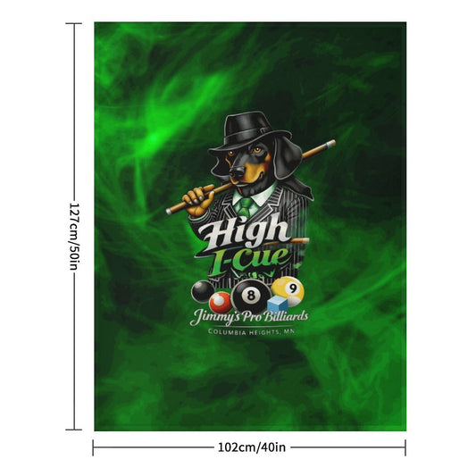 High I-Cue MN Flannel Throw Blanket for Couch-40"×50"