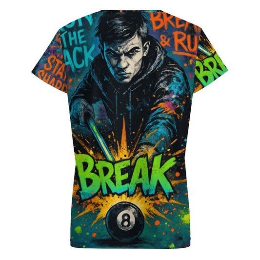 Chalked Up V-neck Short Sleeve T-Shirt