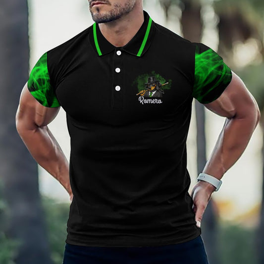 High I-Cue MN Team Polo Jersey Material With Smoke Sleeves