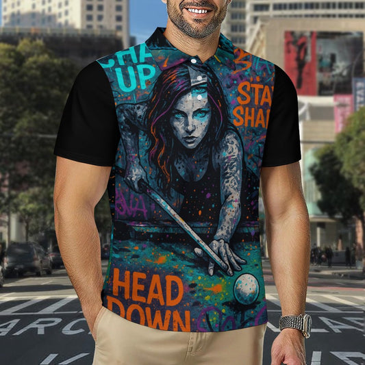 Chalked Up – Men’s Quick-Dry Polo Shirt