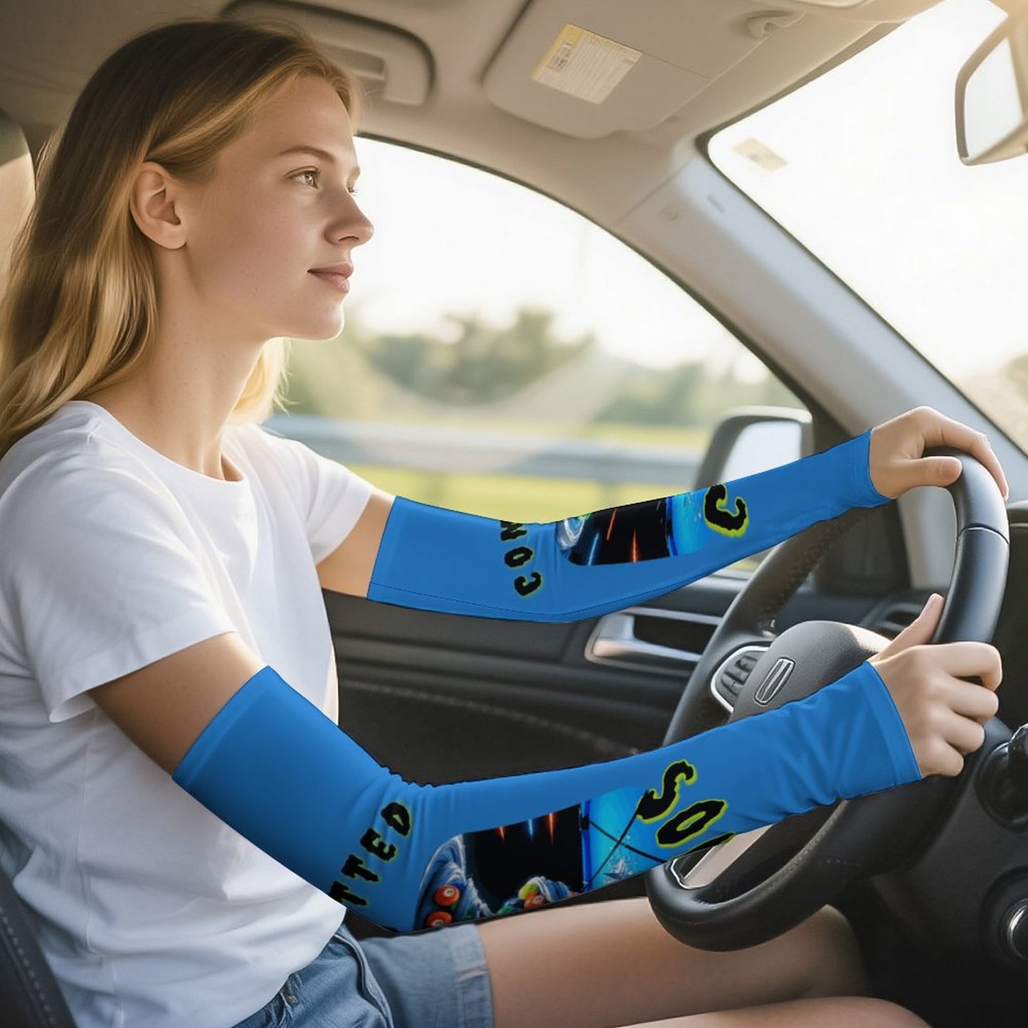 Ice Silk Cooling Arm Sleeves for Men & Women XT20 (1 Site)