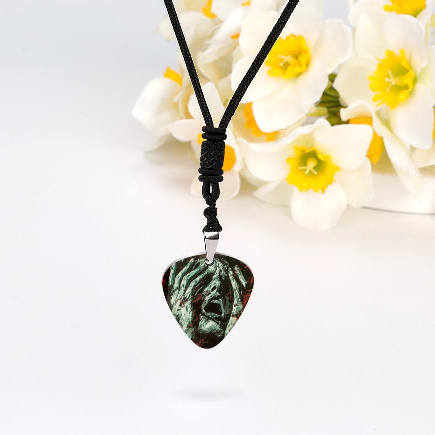 City Trend - Guitar Pick Necklace