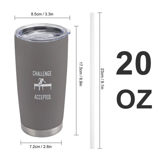 20oz Insulated Stainless Steel Cup with Lid
