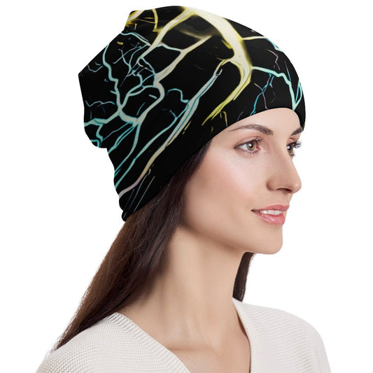 Electric Lightning Beanie – Bold Style, Warm Comfort, Everyday Wear