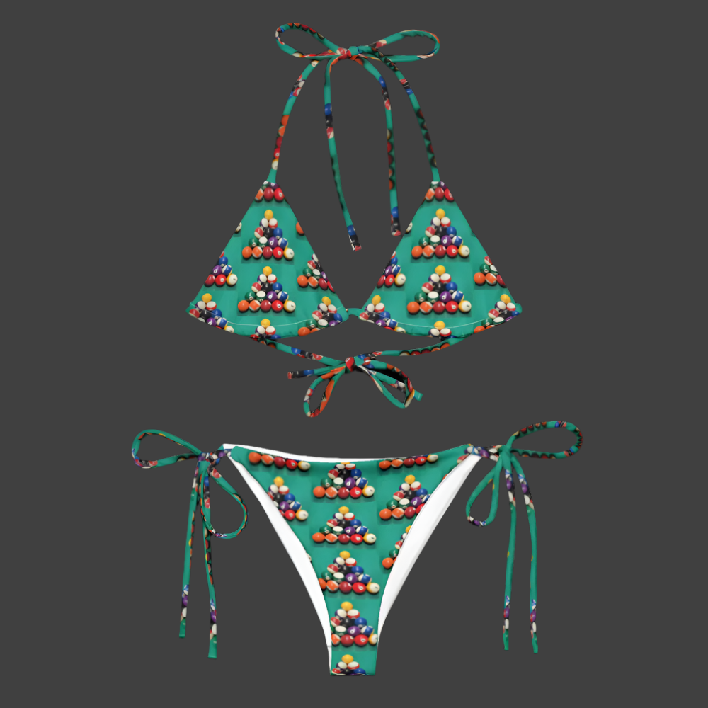 Billiards Rack String Bikini