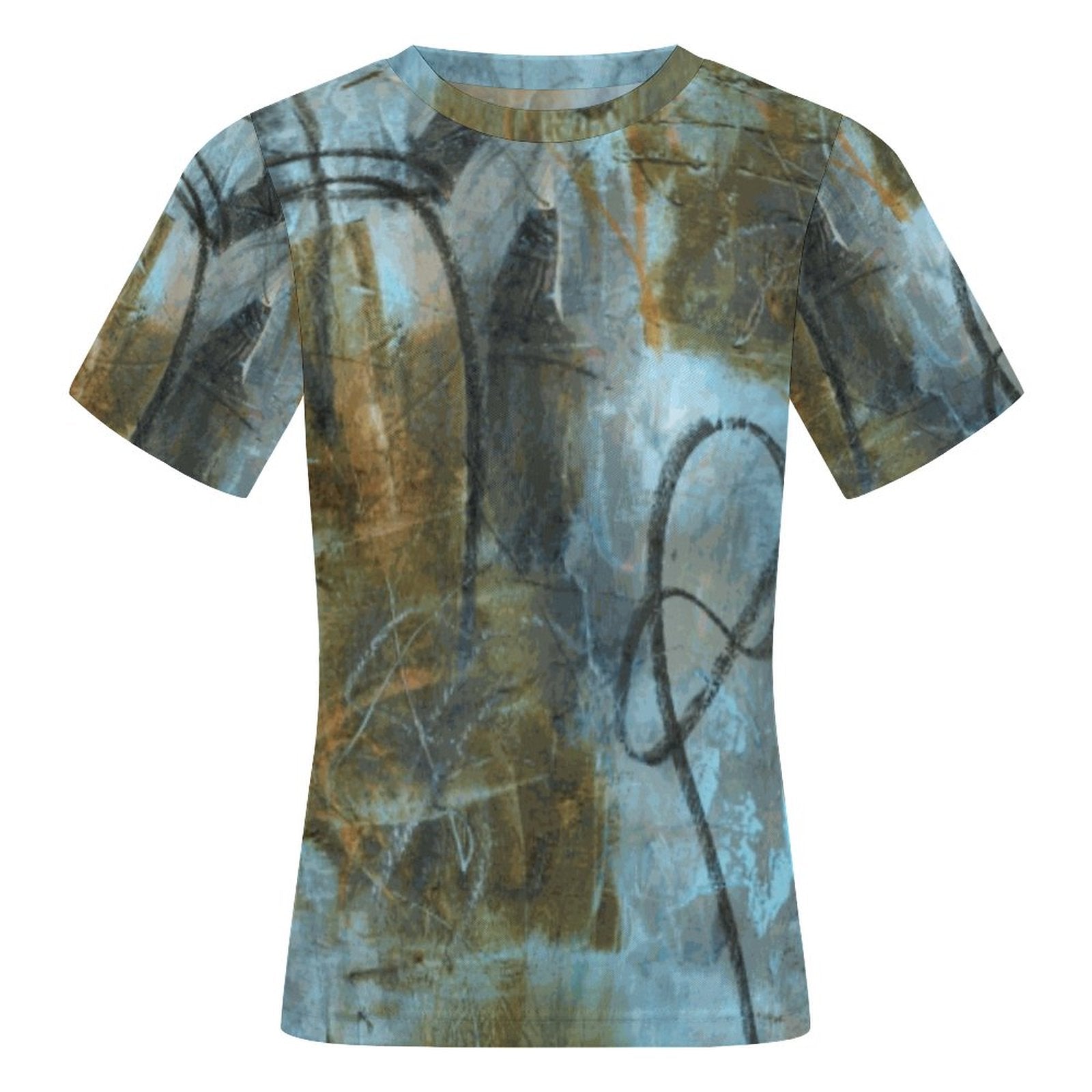 100gsm Short Sleeve Mesh T-Shirt(All-Over Printing)