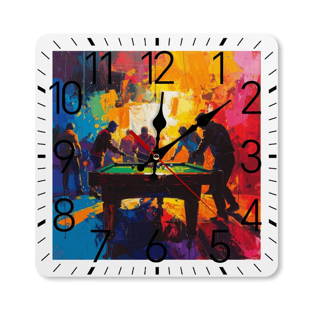 Square Wall Clock-9.8"x9.8"/25x25cm