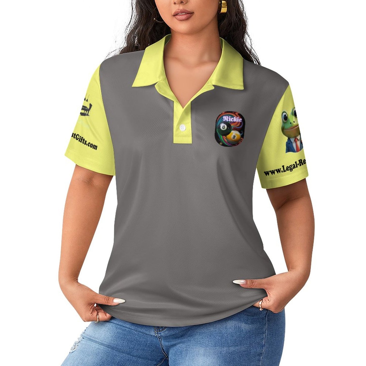 Nickie Individual Tournament Women’s Straight POLO Shirt