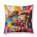 Abstract Plush Accent Pillow