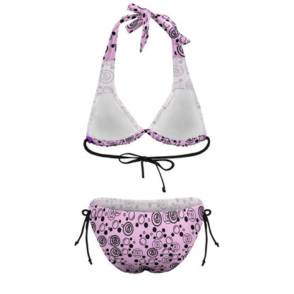 Bubbles & Billiards - Plus Size Women‘s Halter Bikini Set