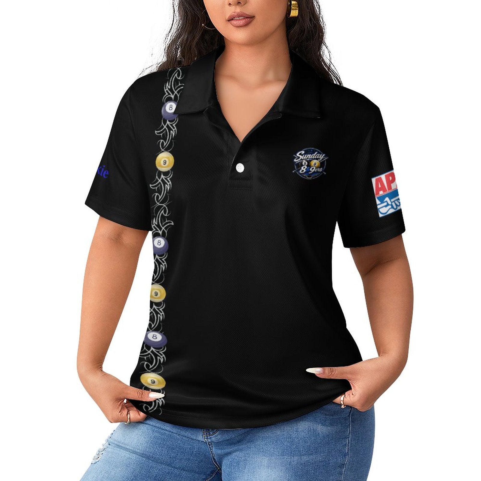Women's POLO Shirt(All-Over Printing)