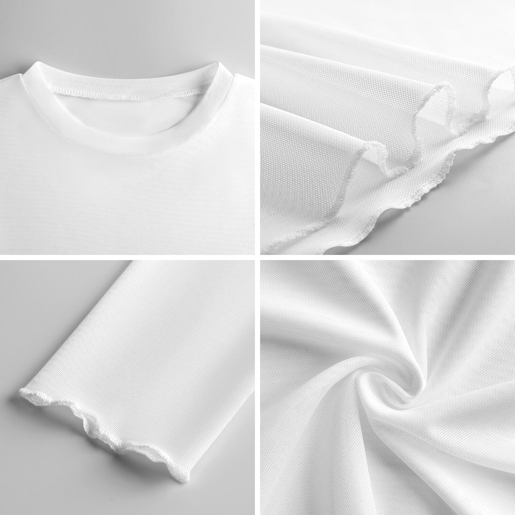 City Collection - Premium Long Sleeve Mesh T-Shirt