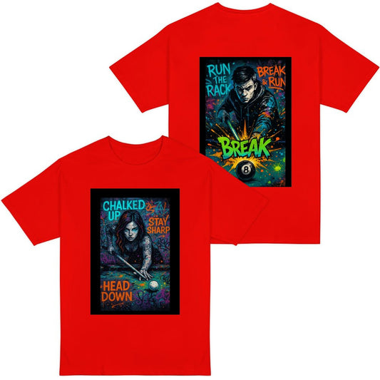 Chalked Up – Women’s Dual-Sided Graphic T-Shirt