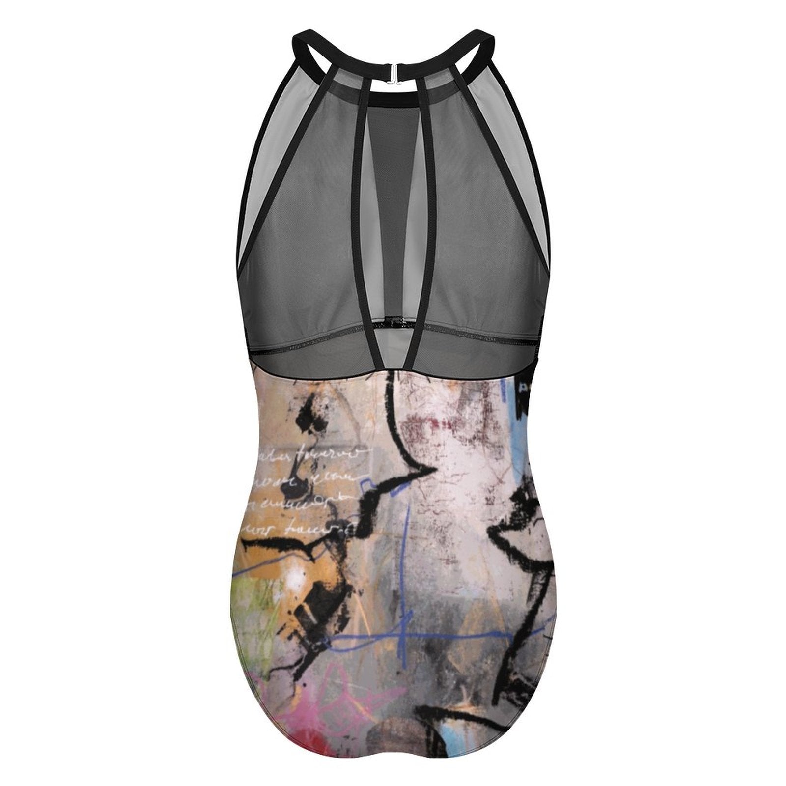 City Collection - Sheer Mesh One-Piece Swimsuit