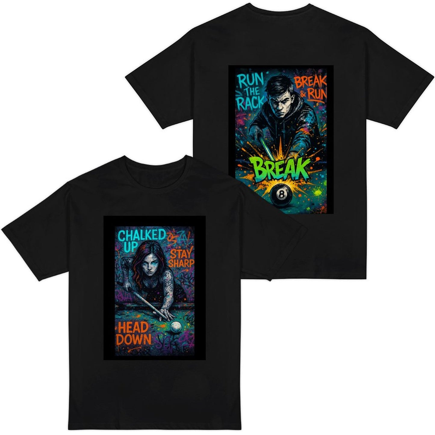 Chalked Up – Women’s Dual-Sided Graphic T-Shirt