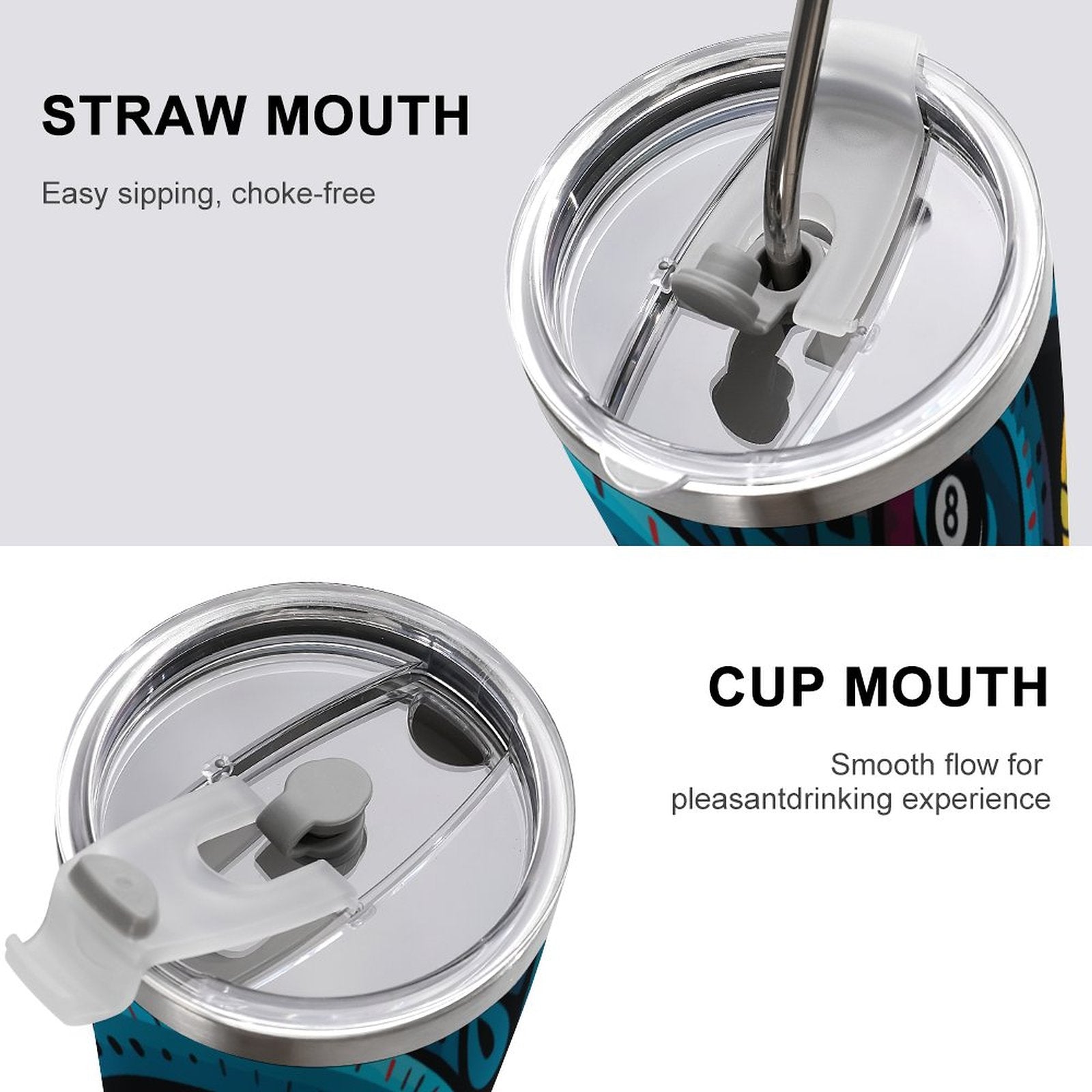 20oz Silver Rim Car Cup(All-Over Printing)