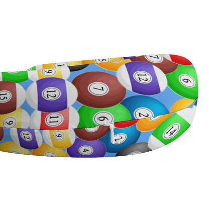 Poolball Memory Foam Neck Pillow – Travel & Car Support Cushion