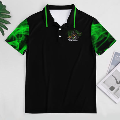 High I-Cue MN Team Polo Jersey Material With Smoke Sleeves