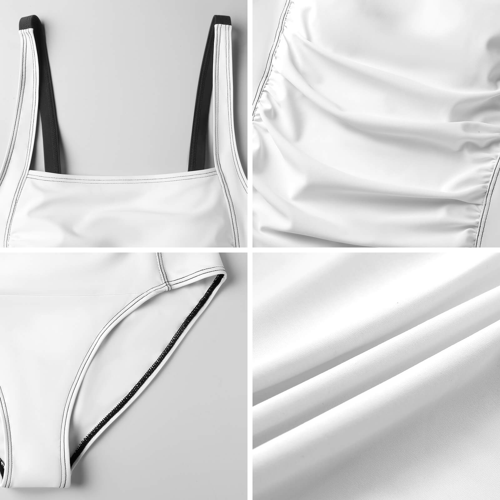 City Collection - Square Neck One-Piece Swimsuit