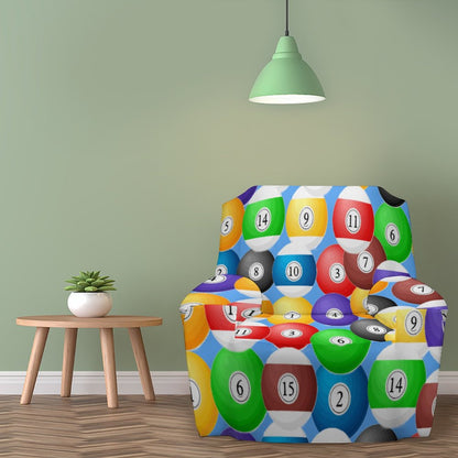 Pool Balls Collection: Single Sofa Cover