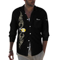 Cue-Tastic Team Shirt - Men's Long Sleeved Lapel Collar Shirt