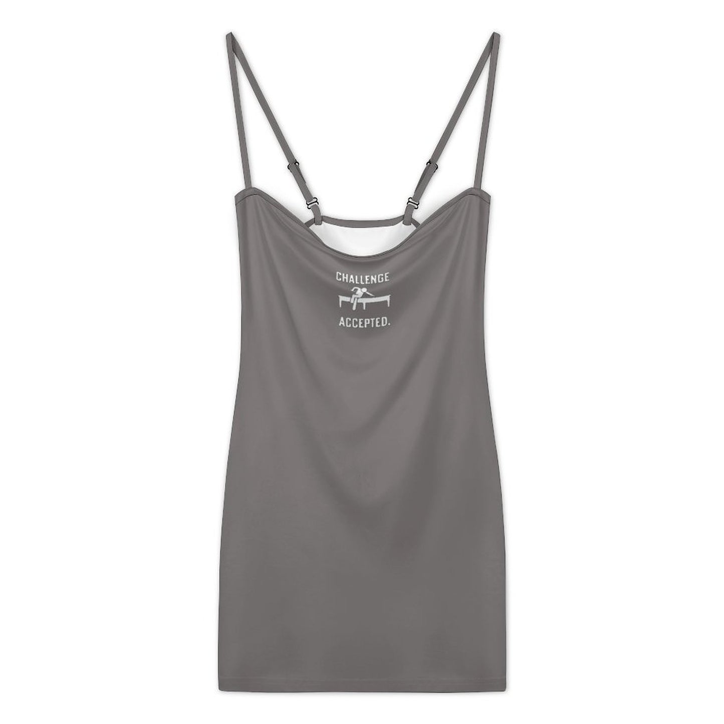 Slim Fit Spaghetti Strap Dress for Women(All-Over Printing)