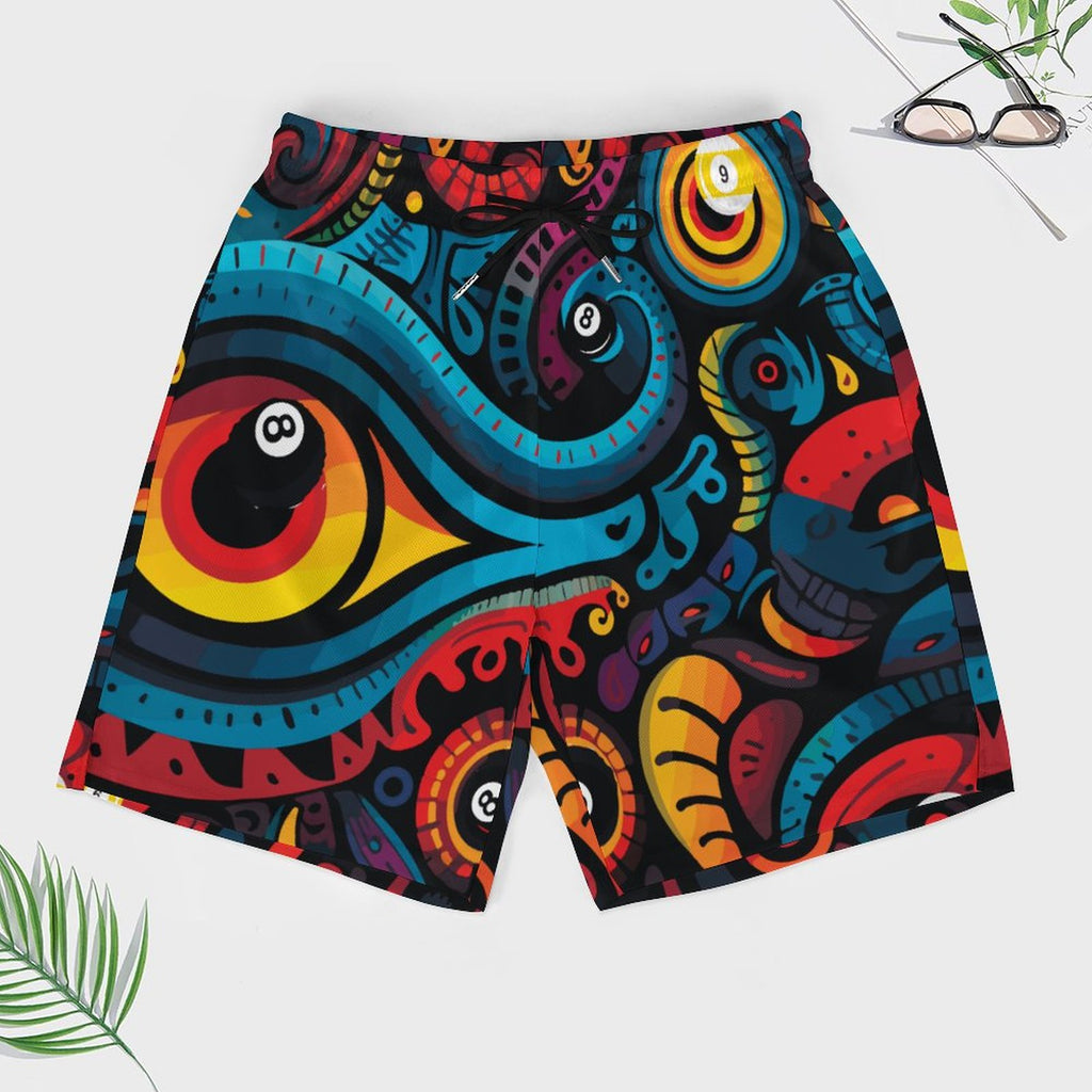 Men's Hawaiian shorts with 4 Pockets