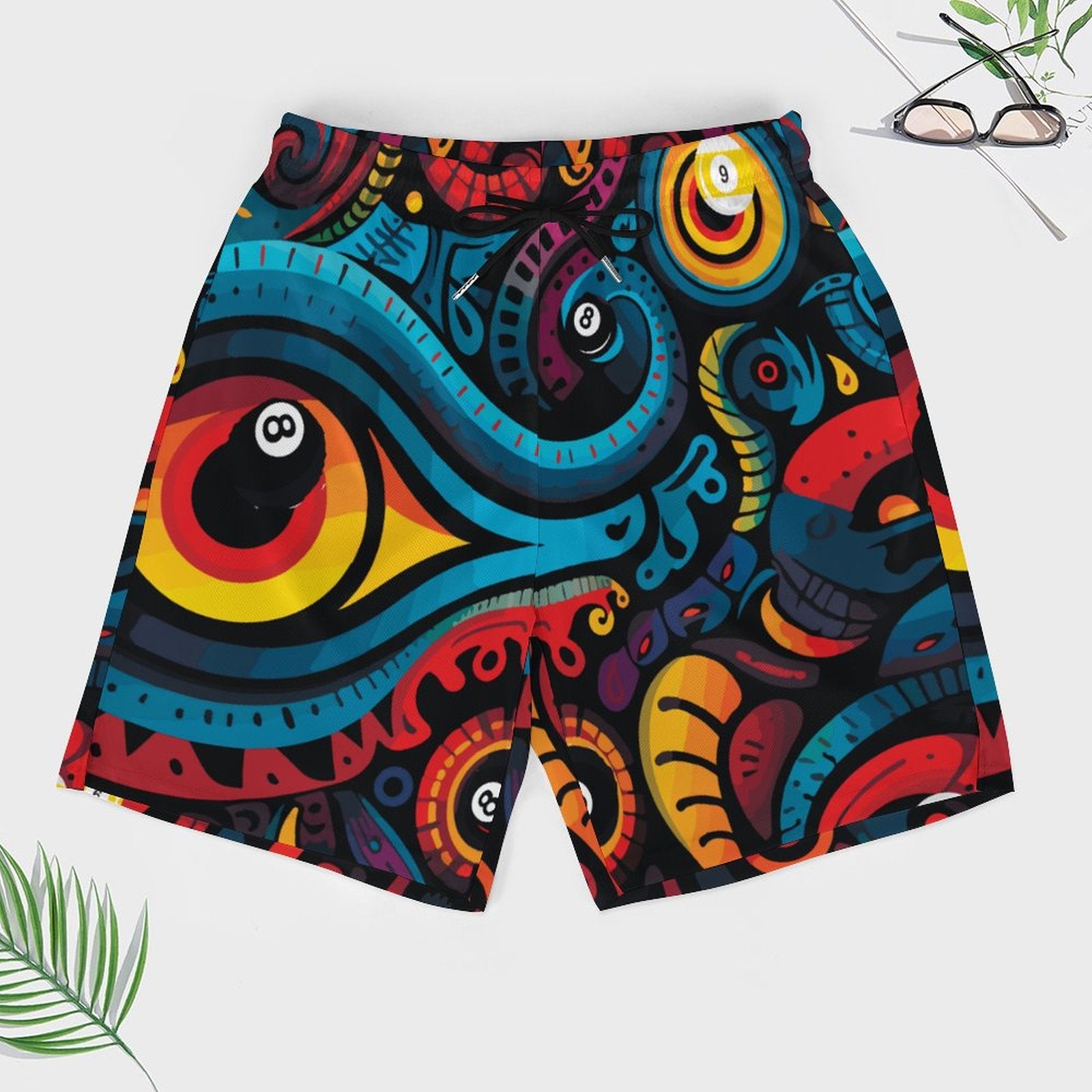 Men's Hawaiian shorts with 4 Pockets