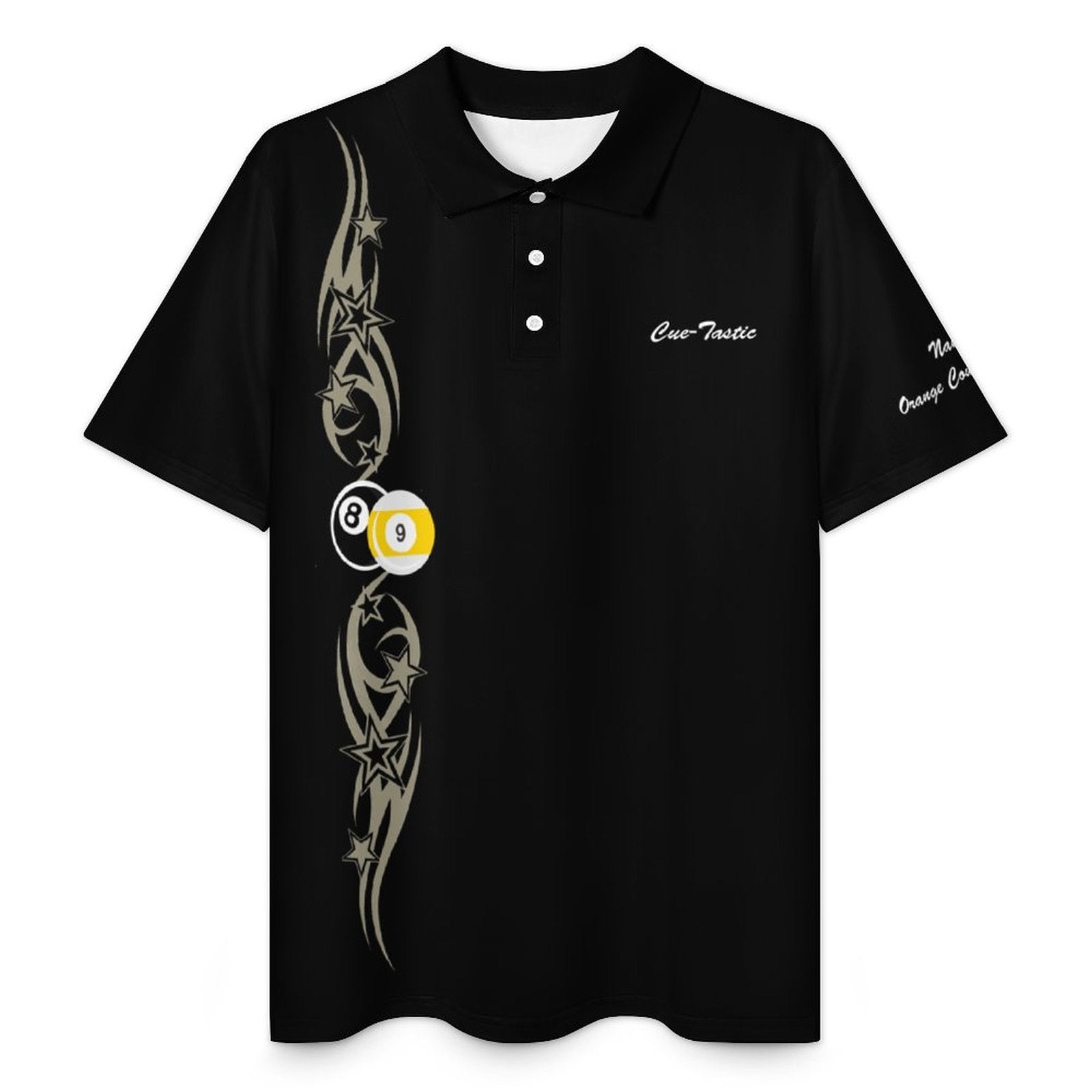 CueTastic Men's Quick Dry POLO Shirt V2