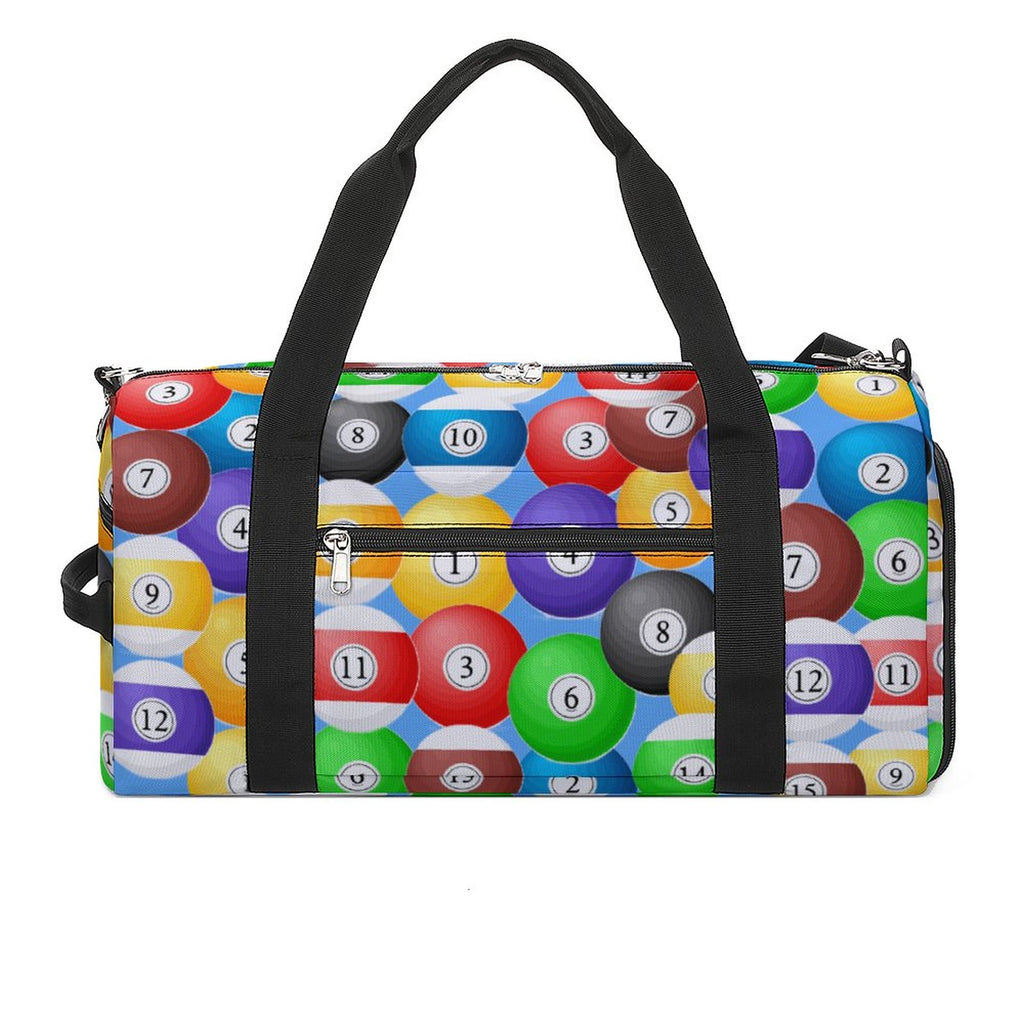Pool Balls Collection: Gym bag Large Capacity Sports Duffel