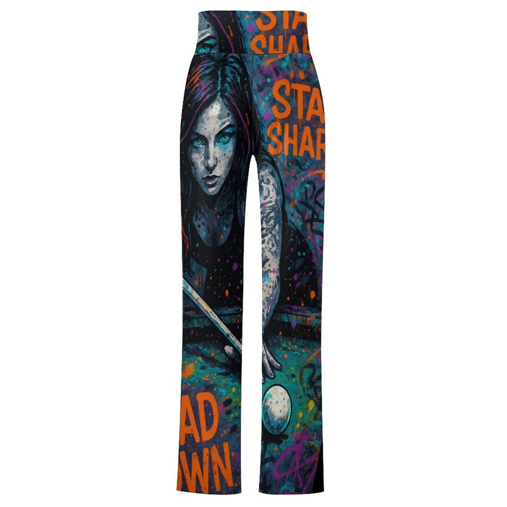 Chalked Up Drawstring Yoga Pants with Straight leg (Baggy)