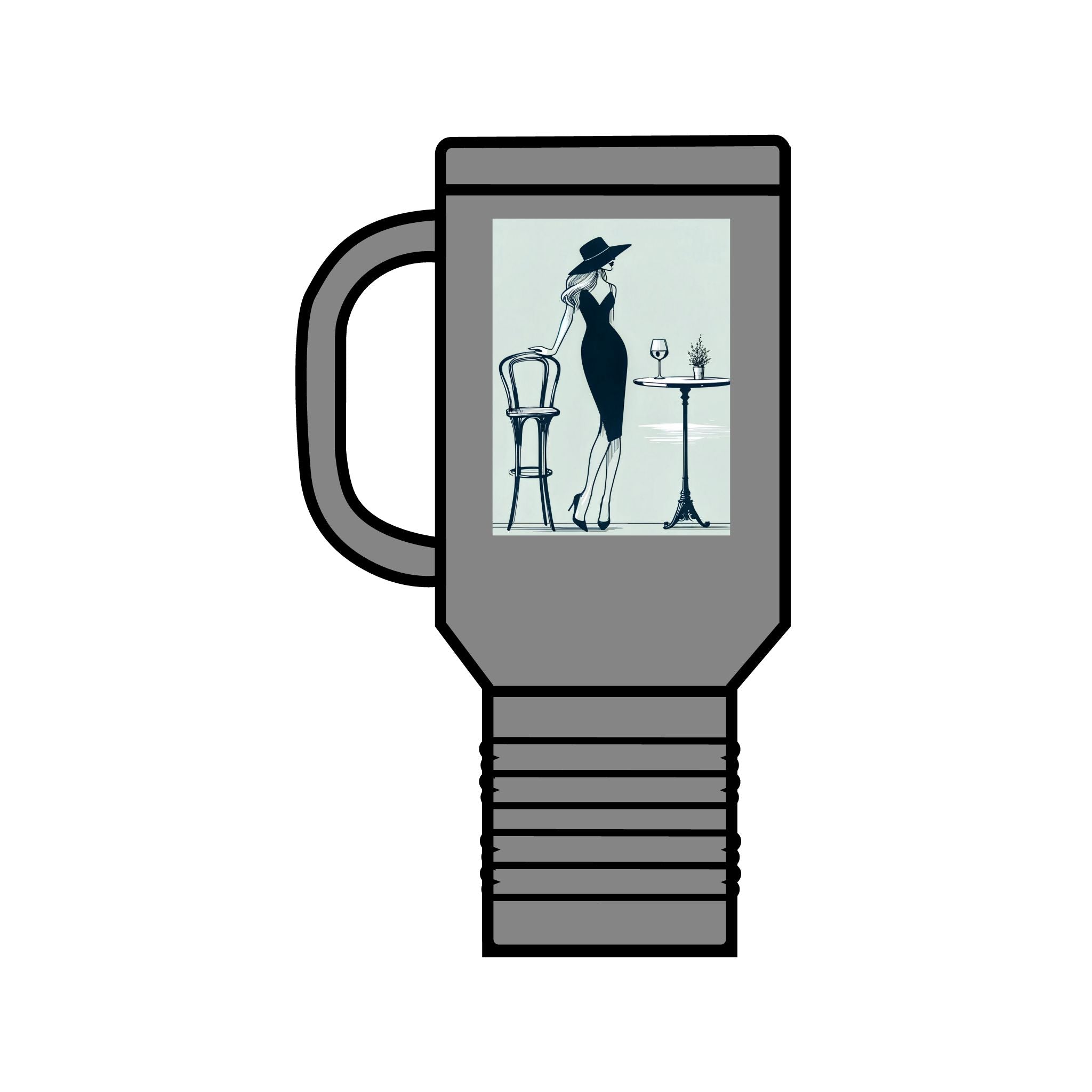 Cafe Lady Insulated Travel Mug, 40oz