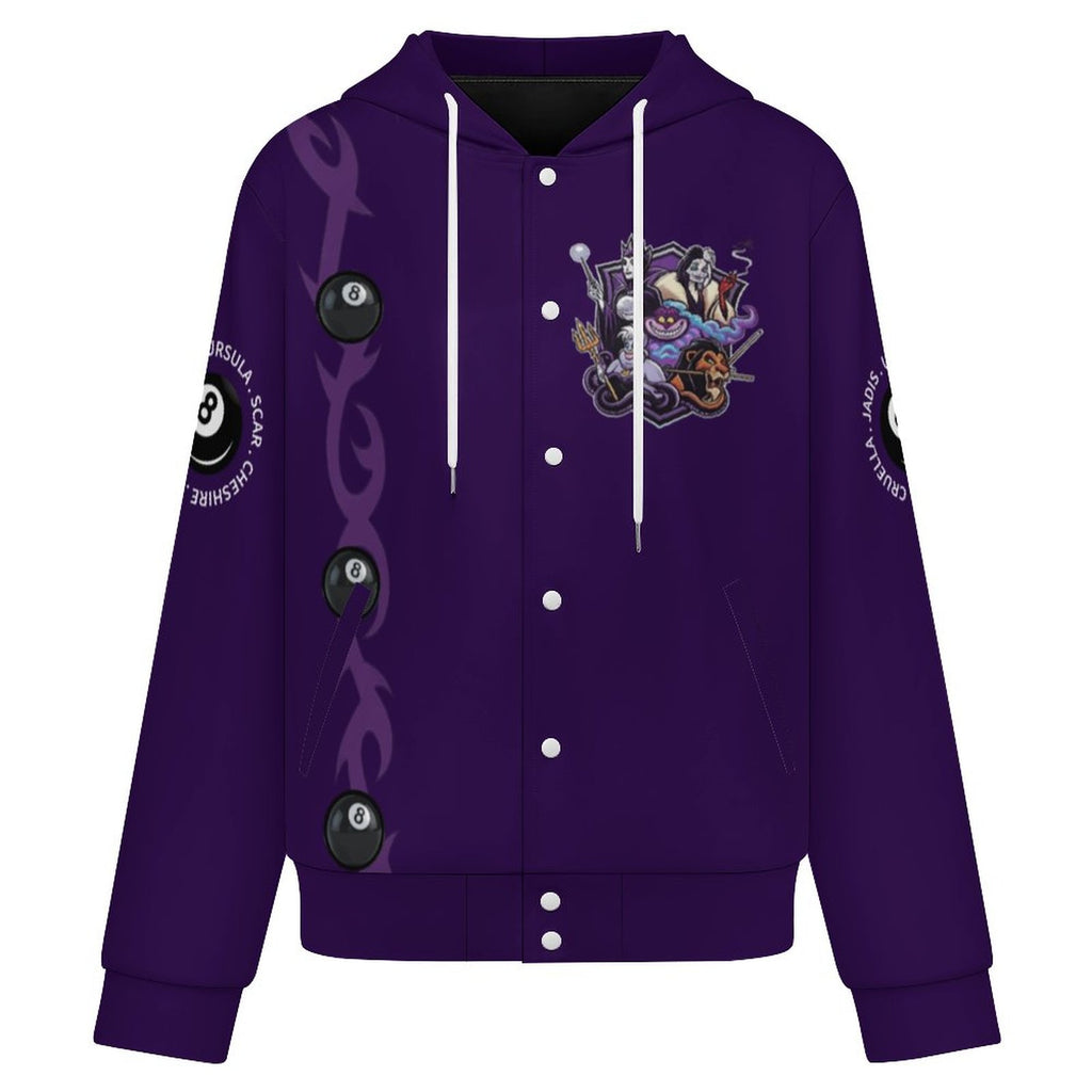 The Villains Hooded Baseball Jacket