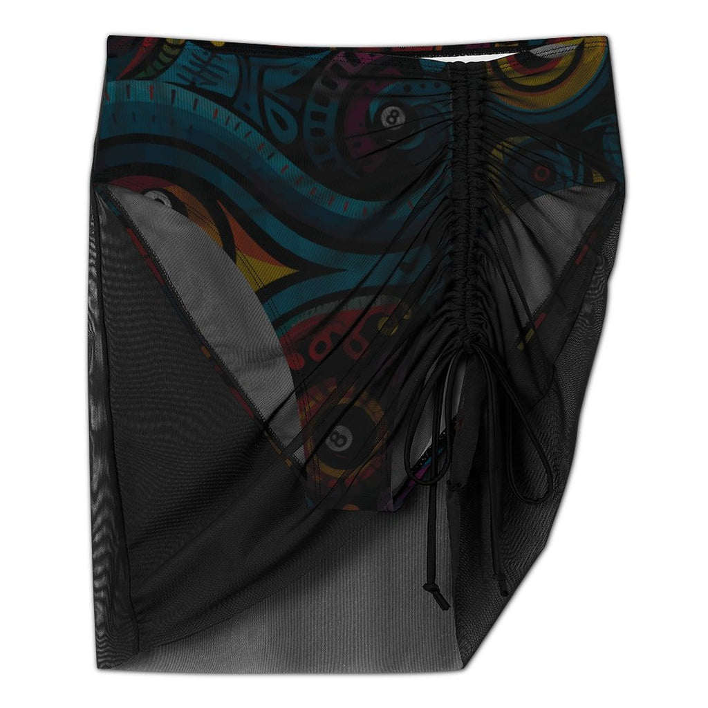 Dead Stroke Netted Swimsuit Set For Women