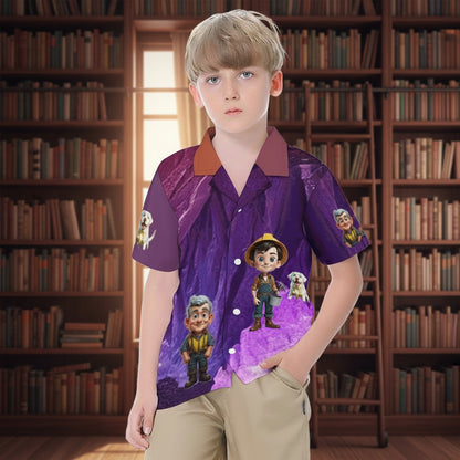 Jayden and Papa Children's Cotton Casual Button Down Shirts