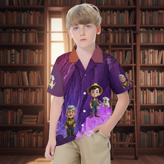 Jayden and Papa Children's Cotton Casual Button Down Shirts