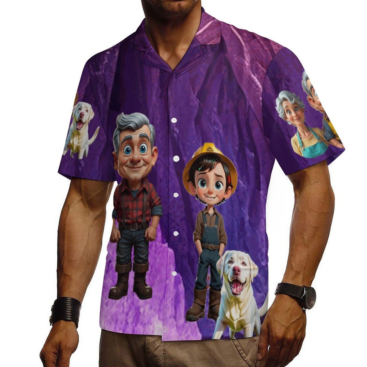 Mens JTW button down shirt