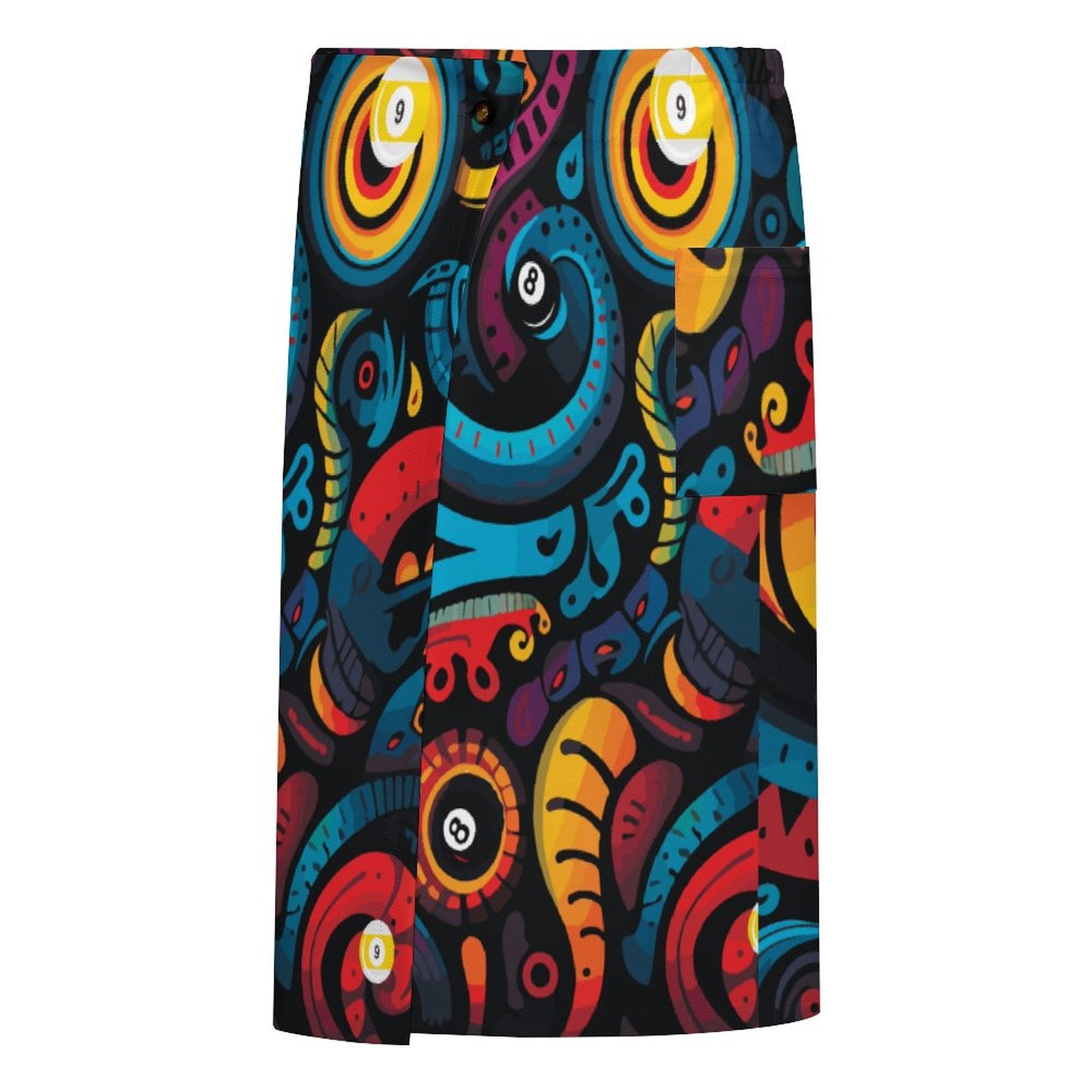 Dead Stroke Button Up Men's Skirt
