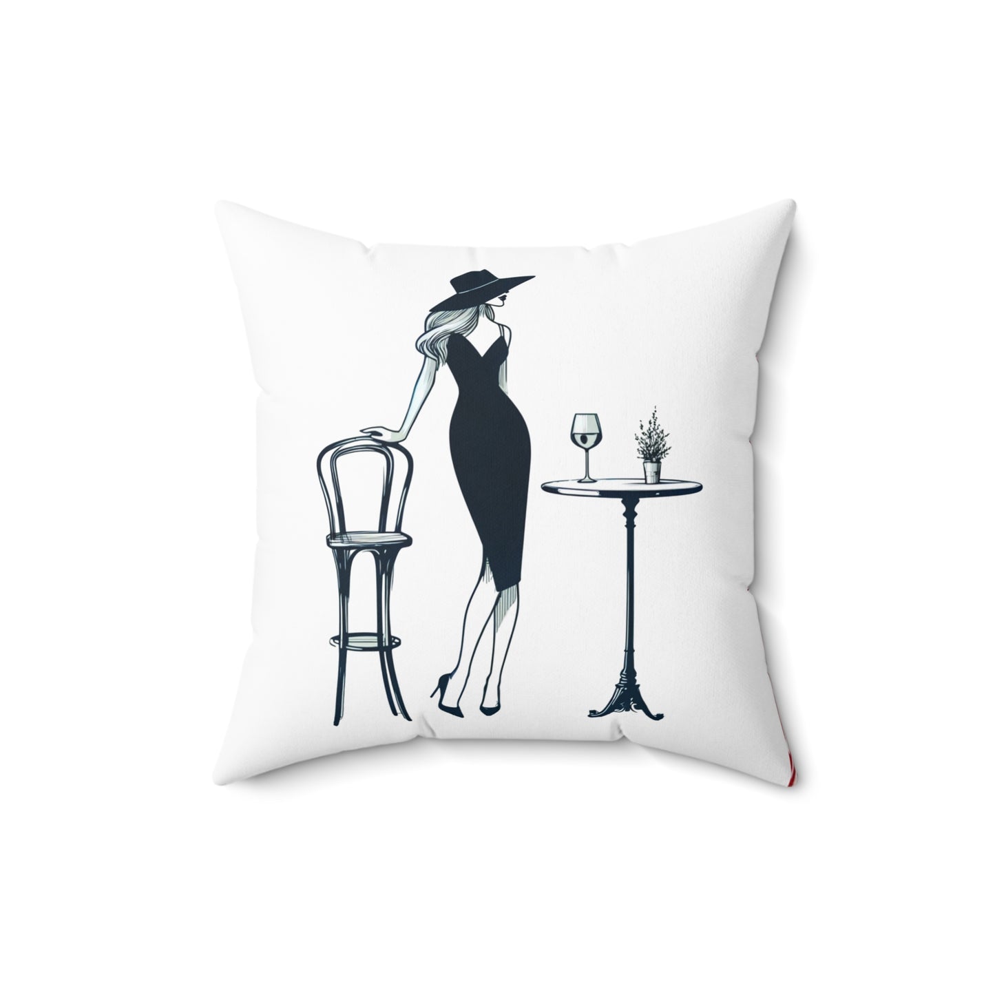 Spun Polyester Square Pillow