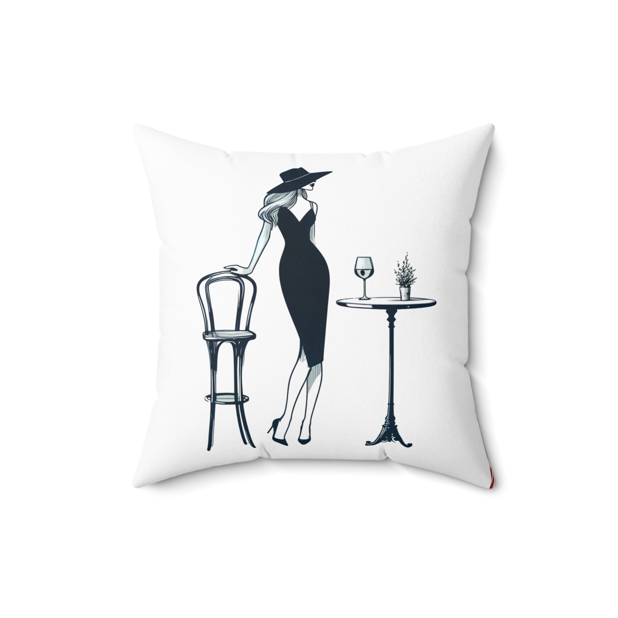 Spun Polyester Square Pillow