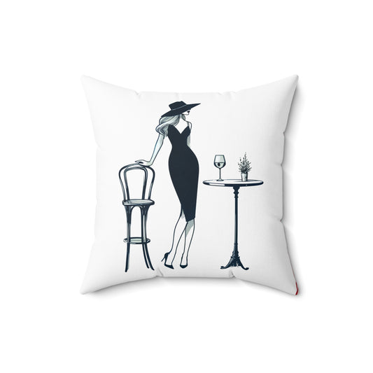 Spun Polyester Square Pillow